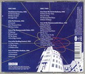 Big Country at the BBC - The Best of the BBC Recordings Rear Cover