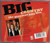 The Greatest Hits Live Rear Cover