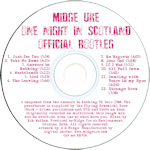 One Night In Scotland CD