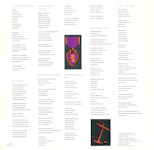 The Seer (US Promo) Lyric Sheet Rear