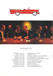 Driving To Damscus - The Final Fling Tribute Concert Programme Back Cover