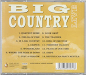 Big Country - Live Rear Cover