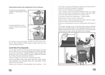 Protect and Survive Booklet Pages 18 & 19