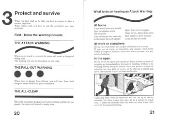 Protect and Survive Booklet Pages 18 & 19