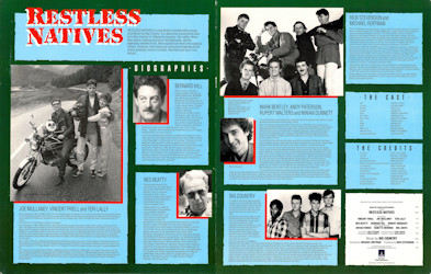 Restless Natives Promo Booklet Pages 2 & 3