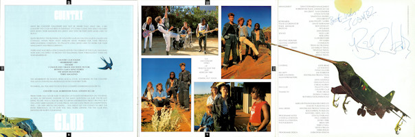 Peace In Our Time '88 Programme Pages 6 & 7