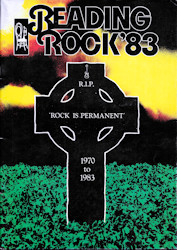 Reading Rock 1983 Programme front cover