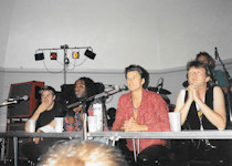 Chris, Tony, Stuart & Bruce listening intently