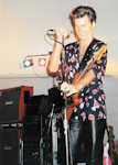 Stuart steps up to the mic