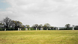Exciting cricket action!