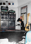 Ian Grant watching the proceedings