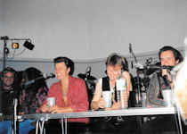 Stuart & Bruce, can't remember the joke but it must have been funny